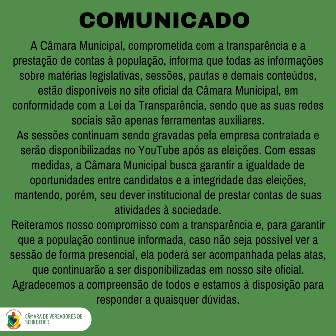 COMUNICADO