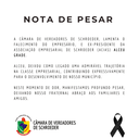 NOTA DE PESAR