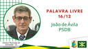 16/12/2024 - Palavra Livre - João de Ávila