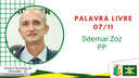 07/11/2024 - Palavra Livre - Ildemar Zoz